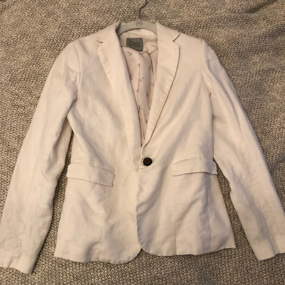 Dalia blazer white